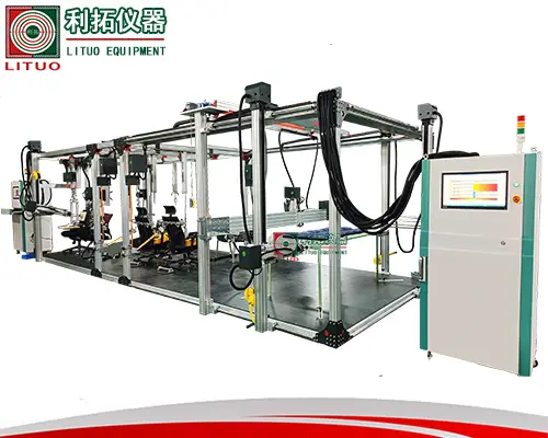 家具檢測設(shè)備廠家辦公椅檢測設(shè)備廠家家具力學(xué)試驗(yàn)機(jī)利拓儀器家具測試儀器家具試驗(yàn)機(jī)床墊耐久測試儀器